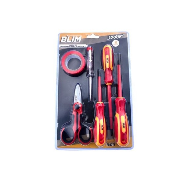 JUEGO 6 PCS HERRAMIENTAS AISLADAS 1000V. BLIM