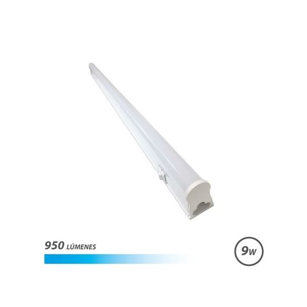 TUBO LED T5 9W 950LM 60CM LUZ FRIA CON INTERRUPTOR ELBAT