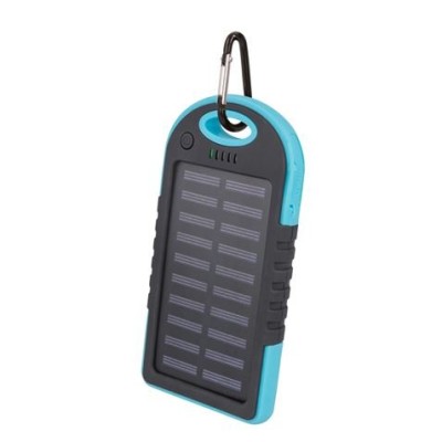 POWERBANK SOLAR 5000MAH CON PROTECCION IP AZUL SETTY