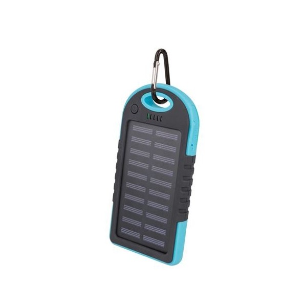 POWERBANK SOLAR 5000MAH CON PROTECCION IP AZUL SETTY