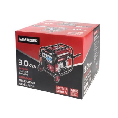 GENERADOR GASOLINA MONOFASICO 3.0 Kva MADER