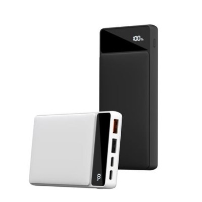 POWERBANK PR132 10000MAH | LCD | TIPO C 20W + USB | BLANCA XO