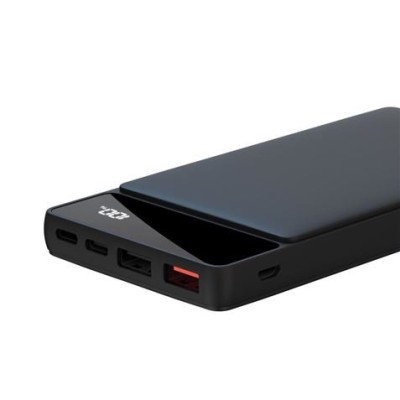 POWERBANK PR132 10000MAH | LCD | TIPO C 20W + USB | NEGRA XO