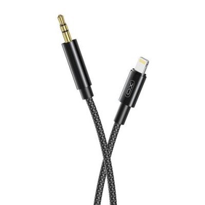 CABLE LIGHTNING - MINI JACK 3.5MM 1 METRO NEGRO XO