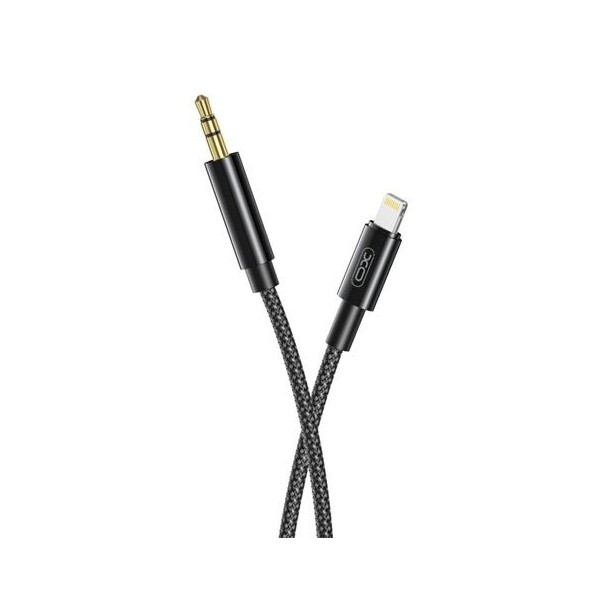 CABLE LIGHTNING - MINI JACK 3.5MM 1 METRO NEGRO XO