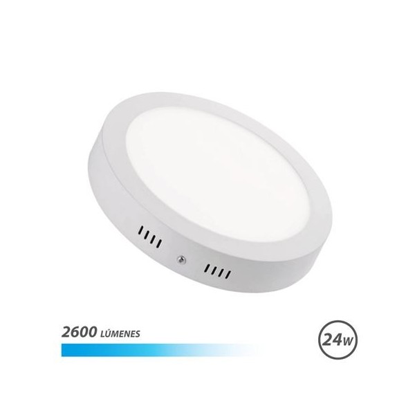 DOWNLIGHT CIRCULAR SOBRE PARED LED 24W 2600LM LUZ FRIA ELBAT