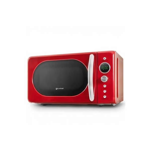 MICROONDAS VINTAGE ROJO 700W. GRUNKEL