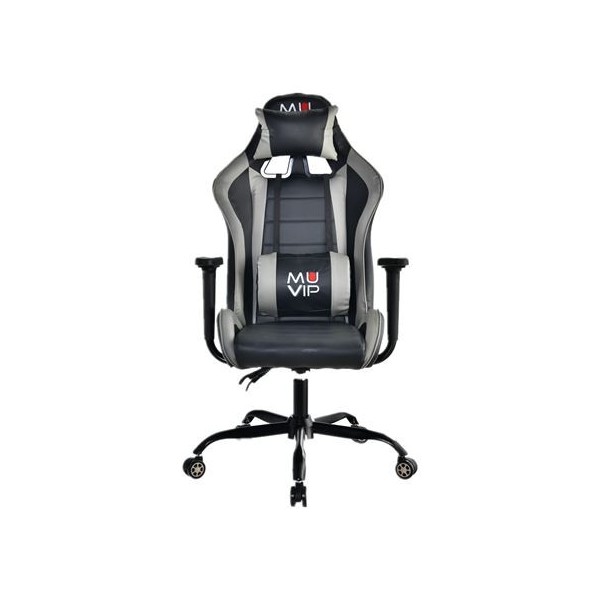 REACONDICIONADA SILLA GAMING GM4000 NEGRO/GRIS MUVIP