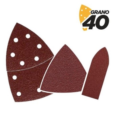 SET DE 9 LIJAS GRANO 40 PARA LIJADORA BL0137