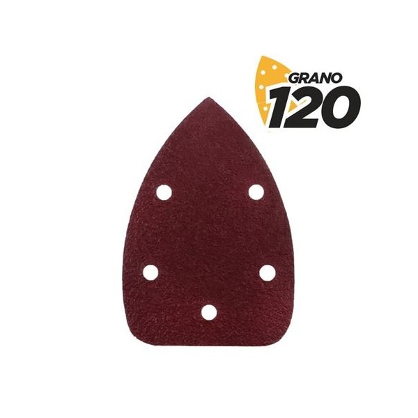 PACK 10 LIJAS GRANO 120 PARA LIJADORA BL0124