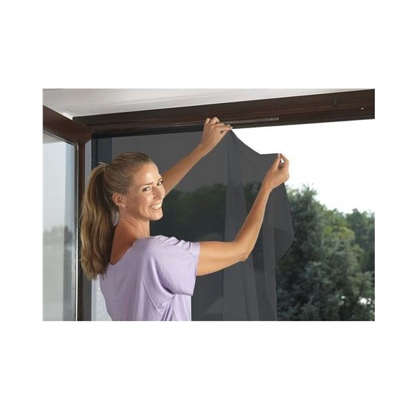 MOSQUITERA VENTANA CON VELCRO 1 PIEZA 130X150 SCHELLENBERG