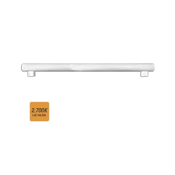 LINESTRA 50CM LED 2 CASQUILLOS S14S 9W 700 LUMEN LUZ CALIDA