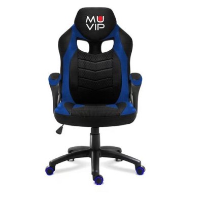 SILLA GAMING GM1300 TELA NEGRO / AZUL MUVIP