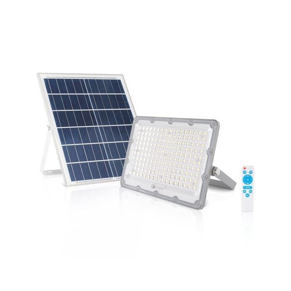 FOCO LED SOLAR 100W 2700LM + CONTROL REMOTO ELBAT