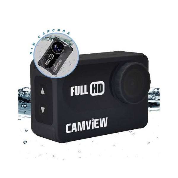 CAMARA DEPORTIVA FULL HD 1080P CARCASA ACUATICA | LCD 2 | 16MP | CAMVIEW