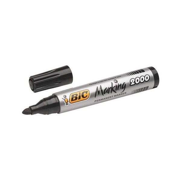 ROTULADOR MARCADOR BIC MARKING 2000 ECO - COLOR NEGRO - PUNTA 4.9MM