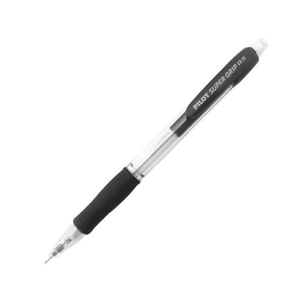 PORTAMINAS 0.5MM PILOT H-185 - SUPERGRIP - NEGRO