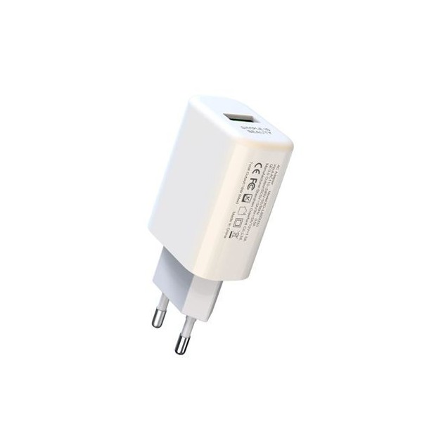 CARGADOR DE CORRIENTE L85D 18W USB XO BLANCO