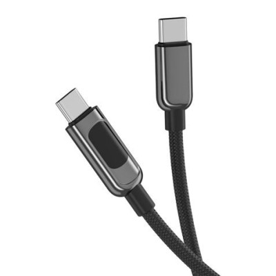 CABLE NBQ203B TIPO C 60W | DISPLAY LED NEGRO XO