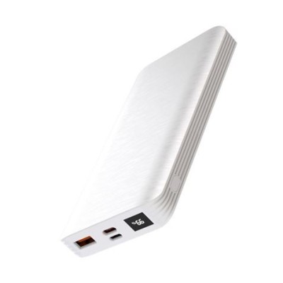 POWERBANK PR143 10000MAH | USB + TIPO C | BLANCA XO