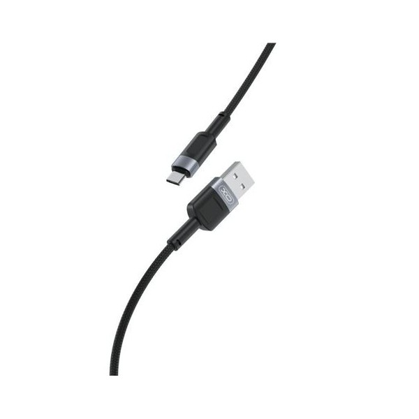 CABLE NB198MC CARGA RAPIDA 2.4A MICRO USB A USB | 1 METRO | NEGRO