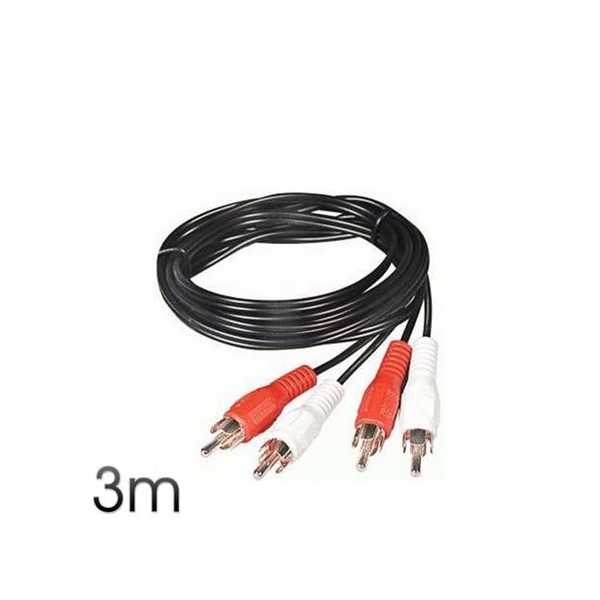 CABLE AUDIO RCA - RCA 3 METROS CROMAD