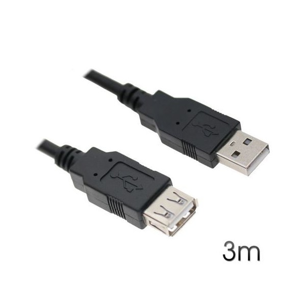 CABLE USB 2.0 EXTENSION 3M AM-AF CROMAD