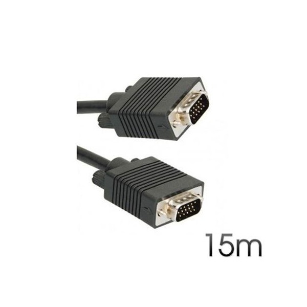 CABLE VGA MACHO-MACHO 15M 15PIN CROMAD