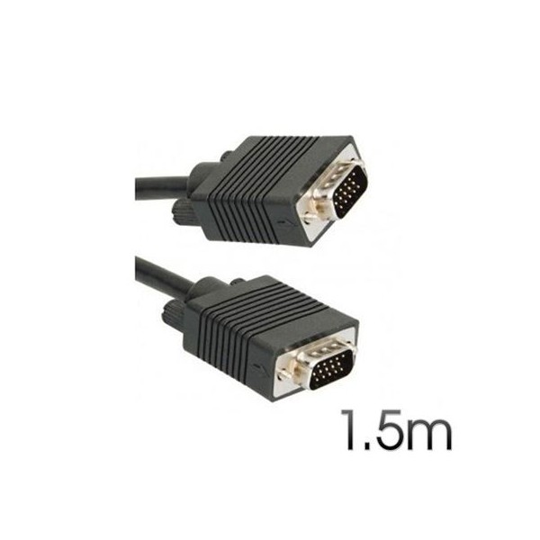 CABLE VGA MACHO-MACHO 1.5M 15PIN CROMAD