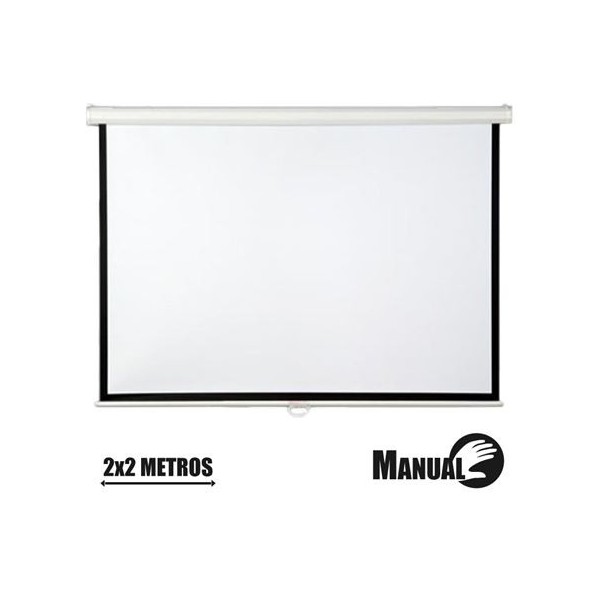 PANTALLA PROYECCION MANUAL 2 X 2MTR CROMAD