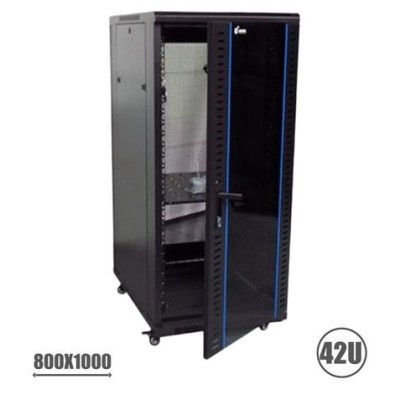 RACK 19 42U 800X1000 PERFORADO CROMAD