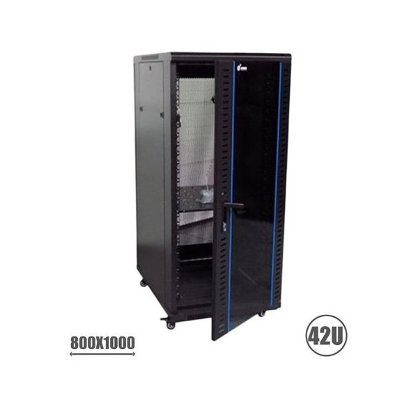 RACK 19 42U 800X1000 PERFORADO CROMAD