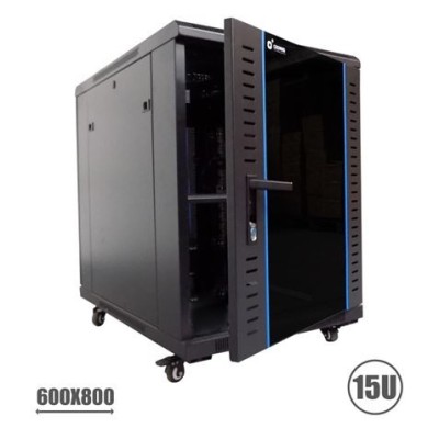 RACK 19 15U 600X800 PERFORADO CROMAD