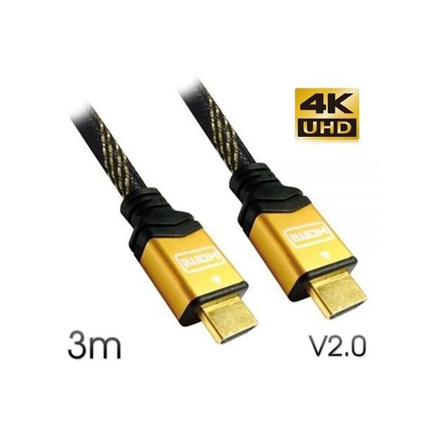 CABLE HDMI 3 METROS V2.0 4K CROMAD