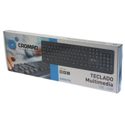 TECLADO MULTIMEDIA T50 USB CROMAD