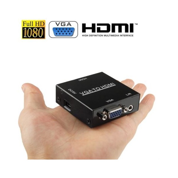 MINI CONVERSOR VGA A HDMI CROMAD