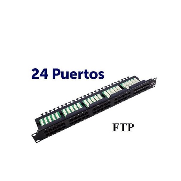 PANEL PARCHEO 24P KRONE 19 FTP CAT 6 CROMAD