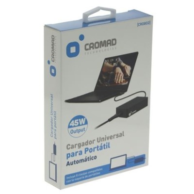 CARGADOR UNIVERSAL AUTOMÁTICO 45W CROMAD