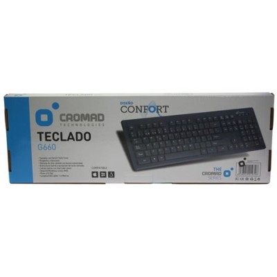 TECLADO CONFORT G660 GRIS CROMAD