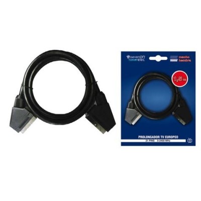 CABLE EUROCONECTOR MACHO MACHO 1.5MTR PARA TV