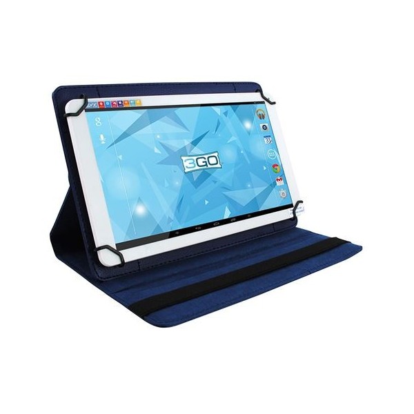 FUNDA UNIVERSAL 3GO CSGT24 AZUL - PARA TABLETS 7/17.78CM