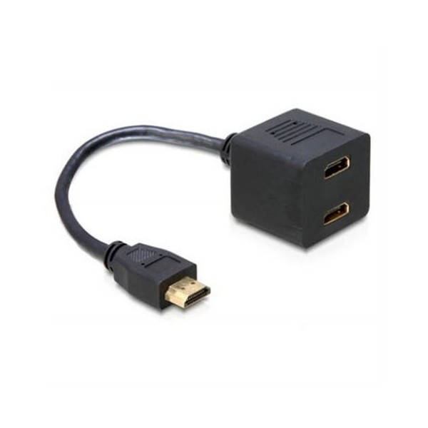 CABLE ADAPTADOR VIDEO HDMI-M A 2XHDMI-H DUPLICADOR CROMAD