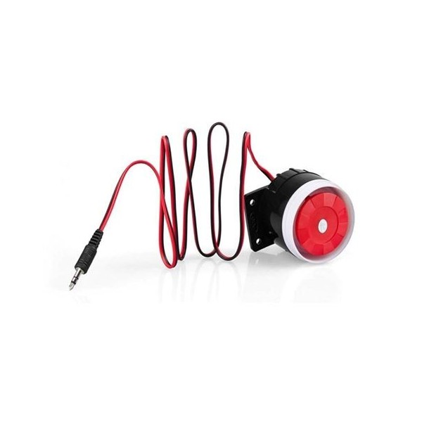 MINI SIRENA CON CABLE PARA ALARMA CV0156 CAMVIEW