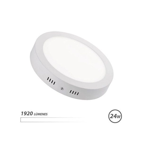 DOWNLIGHT CIRCULAR SOBRE PARED LED 24W LUZ BLANCA ELBAT