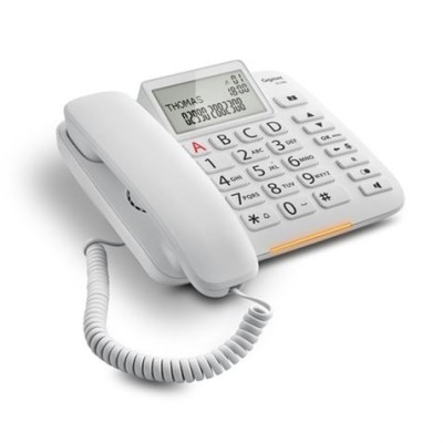 TELEFONO FIJO DL380 BLANCO GIGASET