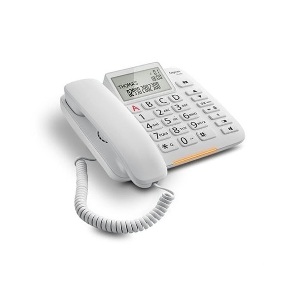 TELEFONO FIJO DL380 BLANCO GIGASET