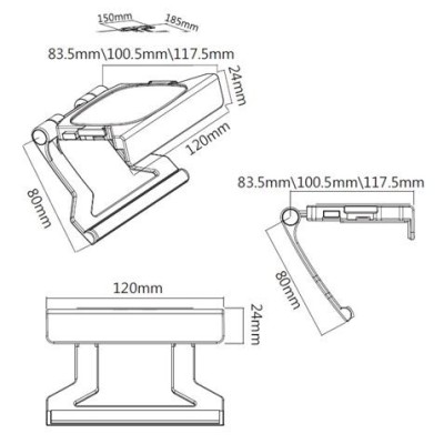 SOPORTE TV PARA MINI PC CROMAD