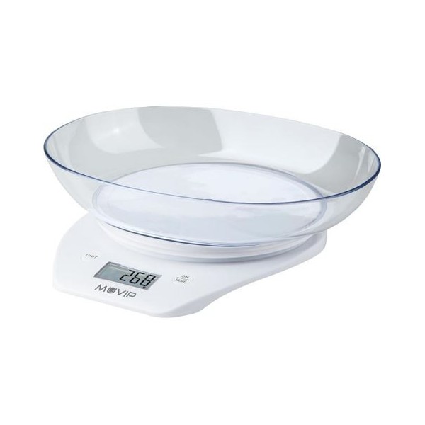 BASCULA DE COCINA DIGITAL CON BOL GRADUACION 0.1G MUVIP