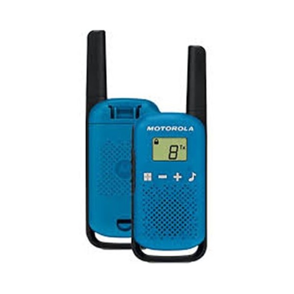 PACK 2 WALKIE-TALKIE MOTOROLA TLKR-T42 AZUL