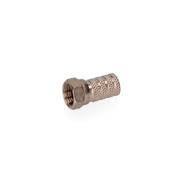 CONECTOR F MACHO PARABOLICA METALICO RETRACTILADO